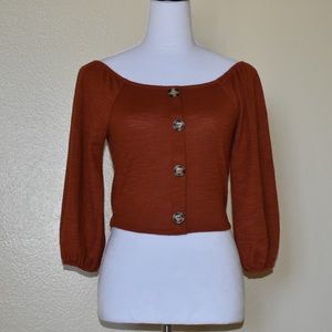 Millibon Orange Small Blouse
